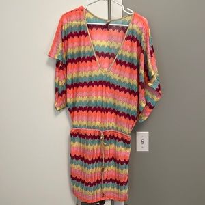 Missoni inspired swim cover up